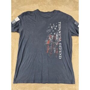 Grunt Style Mens T Shirt USA Flag This We'll Defend Graphic Print